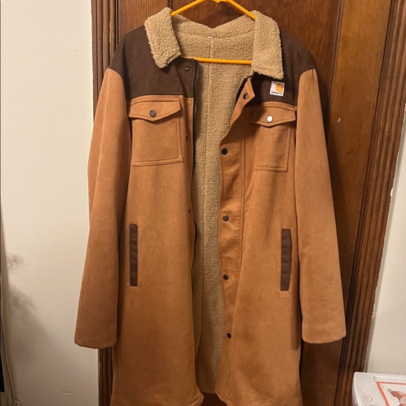 Carhartt Men's Tan and Brown Field Coat - Picture 4 of 4